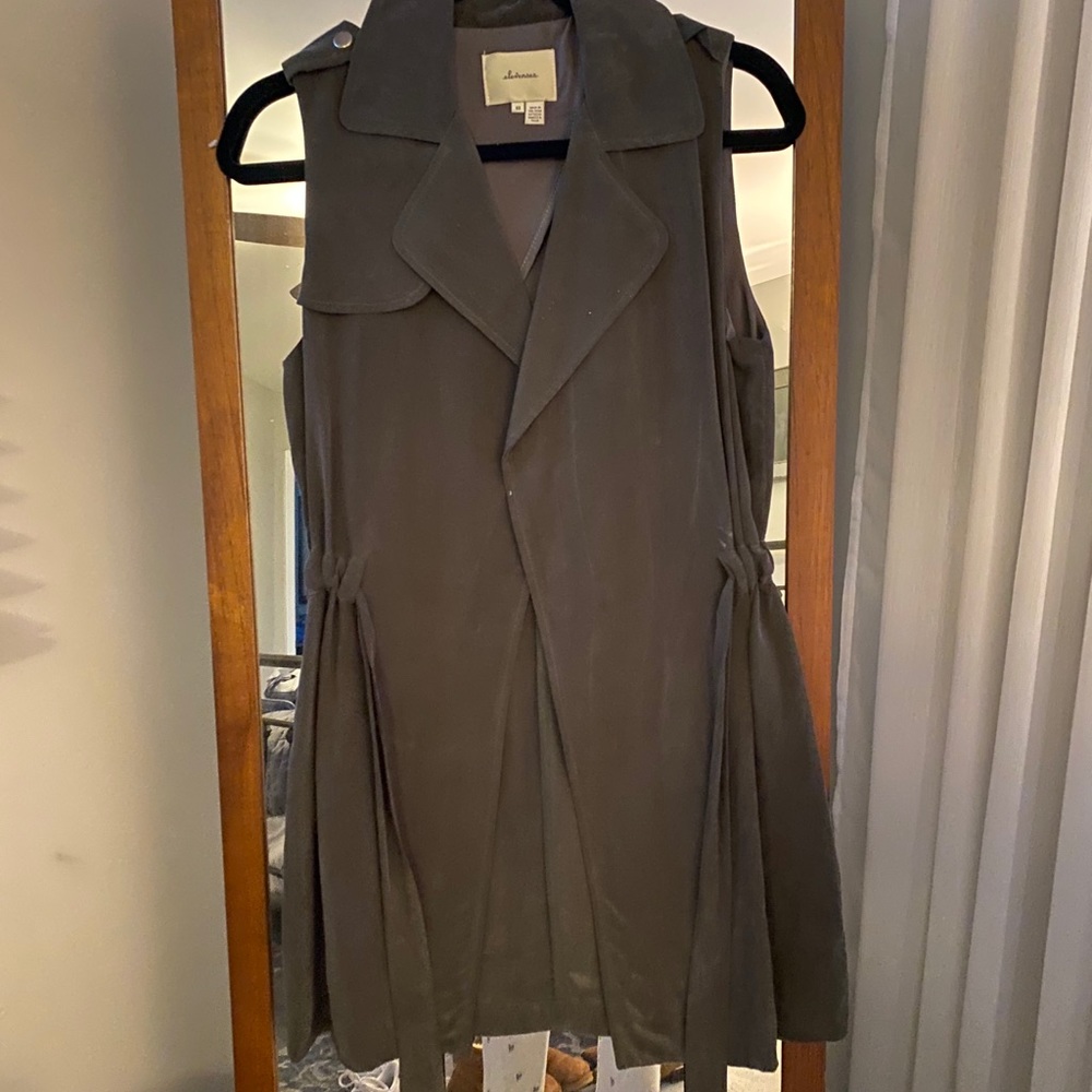 Mid length vest from Anthropologie